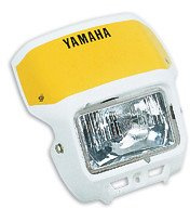 YAMAHA Scheinwerfer Weiß LED Motorrad Scheinwerfer Yamaha XT weiß Cross Enduro Mx Vintage Ziro