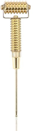 Gesichtsmassage Roller, Multifunktionale Akupunkturpunkte Detektor Sonde Ohr Akupunkturpunkte Federnadel Massagerolle Mikronadel Roller für Körper, Ohr und Gesicht Massage