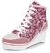 siphly Baskets compensées en toile pour femme Taille 5-11 US Ladies Lace Up Side Zip High Top Bottines Sneaker Pompe Chaussures de sport Muffin avec fond épais 8 cm de haut