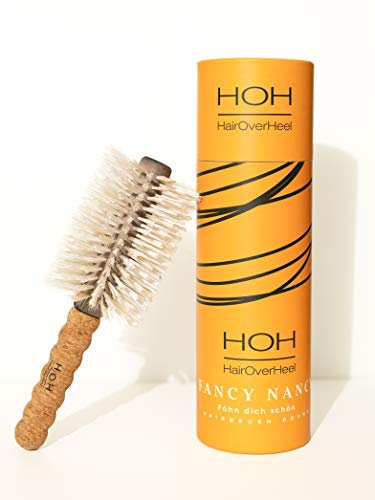 Glättungs-Antifrizz-Haarbürste, leichtes stylen & trocknen Nartur-haarbürste Ultraleicht. Fancy Nancy, Professionelle Friseur Rund-Haarbürste