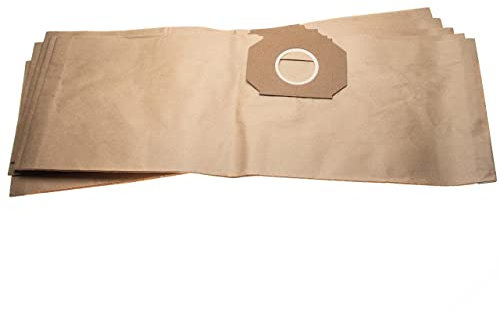 vhbw 5X Staubsaugerbeutel kompatibel mit Thomas 1120, 1120 Comfort, 1320, Bravo 20, Compact 20, Compact 20 S Staubsauger - Papier, 63,3cm x 22cm