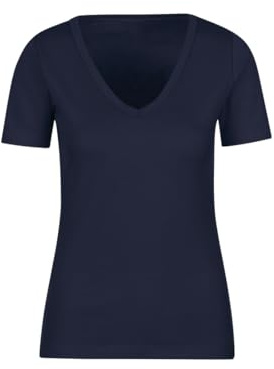 TRIGEMA V-Shirt aus Baumwolle/Elastan