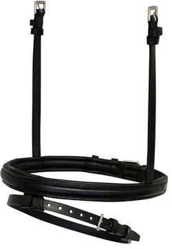 Stübben Kombiniertes Reithalfter 2300 Leitrim - schwarz/schwarz - Extra-Groß (EXG) - Silber