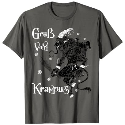 Weihnachten Sagenfigur Gruß vom Krampus lustiges Geschenk T-Shirt