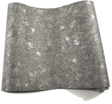 Vlies-Tapete im Industrie-Stil, Zement-Imitat, Grau, Vintage-Stil, für Bekleidungsgeschäft, Schlafzimmer, Wohnzimmer, TV-Hintergrund, Wand, 52 x 100 cm (B x L), nicht geklebt