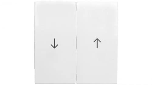 B.Quadrat Tastatur Doppelsymbol/Pfeil/Weiß 5316258999 Hager Polo 4011334455899