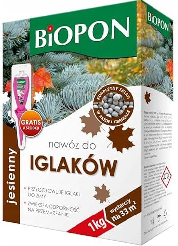 Koniferendünger Herbst Winter Herbstdünger Thuja Zypressen Nadelbaumdünger 1kg