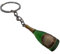 2x 3D Handmade Novelty Resin Men's Womens Unisex Party Gift Celebration Prosecco Keyrings