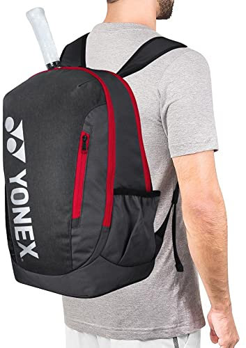 Yonex Team Backpack S Badminton Squash Tennis Grey/Red