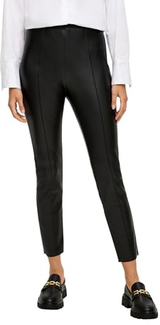 s.Oliver Damen Hose Skinny: Hose aus Lederimitat