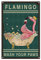 CREATCABIN Flamingo Wash Your Paws Metal Tin Sign Vintage Tin Sign Funny Poster Sign Retro Plaque Wall Decor for Bathroom Kitchen Cafe Home Bar Living Room Pub Christmas 8 x 12inch