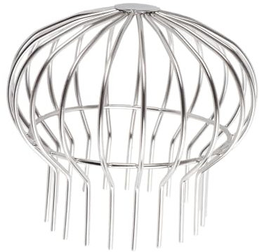 HERCHR Dachrinnen Laubschutz, Fallrohrschutz Regenrinnen Laubschutz, Dachrinnenschutz, Edelstahl-Filtersieb Für Runde Fallrohrschutz, Ballonförmiger Fallrohrfilter-Abflussschutz, Stoppt Blätter