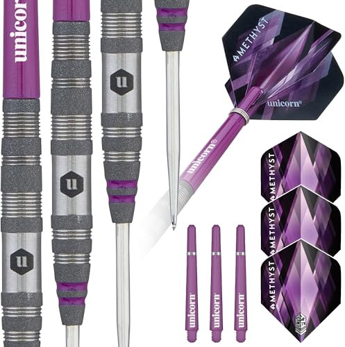 Unicorn Amethyst 2 Dartpfeile Set, violett, 21 g
