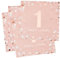 Servietten 1. geburtstag, 30 Stück Rosa Geburtstags Servietten, Happy Birthday 1 Servietten, 3-Lagig Milestone 1 Tischdekoration Papierservietten für kinder mädchen Geburtstag Feiern Party Jubiläum