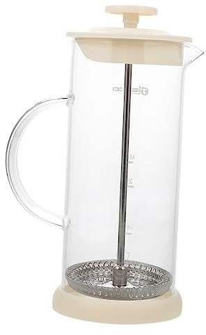KICHOUSE Manual Milk Frother Hand Pump Milk Frother Cappuccino for Latte Coffee Pitchers