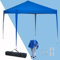 Mingone Pavillon 3x3m Wasserdichter Stabiler Faltpavillon für Garten UV-Schutz 50 Outdoor Faltbar Partyzelt Gartenpavillon, Blau