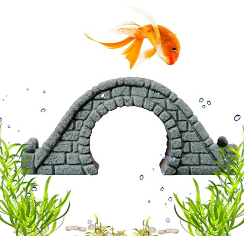 Generico Aquarium Arch Bridge, Fish Tank Decoration, Landscape Arch Bridge, Garden Decoration Arch, Fish Tank Ornement, Fish Tank Bridge, Aquarium Garden Ornement