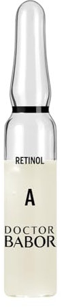 DOCTOR BABOR Renewal Ampullen, Serumkonzentrat fürs Gesicht, mit Anti-Age-Effekt, Feinere und glattere Haut, Verkapseltes Retinol mit Bakuchiol und Tripeptid, Vegane Formel, 7 x 2 ml