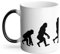 Thermoreagierende Tasse Magische Tasse – Evolution Klarinette Orchester Jazz Musikinstrument – 325 ml