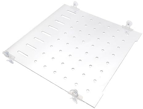 TOGEVAL Acrylic Isolation Plate Für Aquarien 3mm Inkl 4 Fixierungsclips Trennwand Für Fischbehälter Kreative ösung Zur Raumteilung Im Aquarium