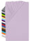 npluseins Microfaser Spannbettlaken – atmungsaktiv und Allergiker geeignet 1519.2192, 80-90 x 190 cm, Flieder