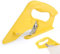 UIHRLM Universal Carpet Cutter - Heavy Duty Carpet Cutting Knife with Plastic Handle, Professional Vinyl Cutter Tool for Cutting Fitting Carpets Fabrics Wallpaper Cardboard Leather Use (Yellow)