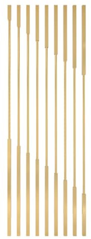 Renmlion Raumtrenner-Pfosten/Sichtschutzsäulen | Teehaus/Café/Hotel/Studium/Apartment-Wandtrennvorhang/Raumtrenner | Anpassbare Größe(7pcs-E,290cm/114in/9.5ft)