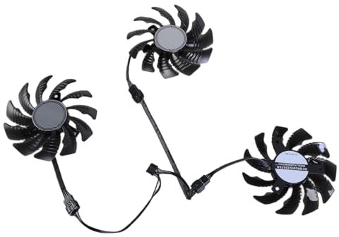 Quiet 4Pin Graphics Card Fan For RTX3050 3060 3060TI Graphics Card Radiator For Gamers Reliabled Cooling PLD08010S12HH Gaming PC Fan