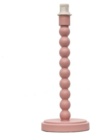 firstchoicelighting Bobbin - Blush Pink Table Lamp Base