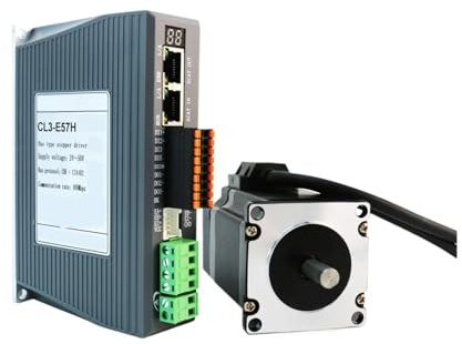 Ersatz-Motor 3D Drucker Ethercat Stepper Nema 23 Closed Loop Schrittmotor 1Nm 1,5 Nm 2Nm Mit Treiber CL3-E57H 5A CNC Kit DC20-50V Schrittmotor(Nema23 1Nm kit)