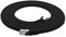 5m - schwarz - 1 Stück Cat7 Flachkabel Netzwerkkabel Cat 7 Rohkabel Gigabit Lan (10Gbit/s) Flachbandkabel Verlegekabel Patchkabel Flach Slim Rj 45 Stecker Cat6a