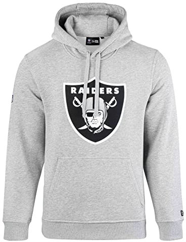 New Era - NFL Oakland Raiders Team Logo Hoodie - grey Size L