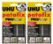 2 x UHU Patafix PROPower pastilles adhésives amovibles, 2 x 21 pièces.