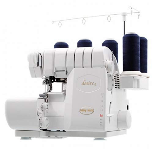 BABY LOCK desire3 Coverlock Kombination aus Overlock und Coverlockmaschine mit dem genialen Jet-Air-Greifereinfädelsystem
