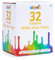 abeec 32 Glitter Glue Pens for Kids - 10ml Coloured Glitter Tubes |Craft Supplies for Children | Arts & Crafts, Card Making, Non-Toxic, Easy to Use