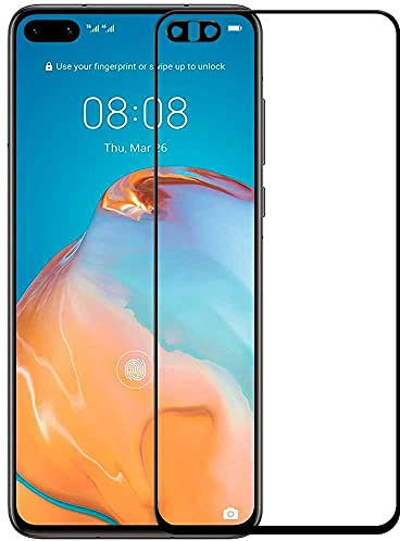 OcioDual Displayschutz für Huawei P40 Schutzfolie Schutzglas 9H 9D Premium Glas Anti Shock Kratzer Schwarzer Rand
