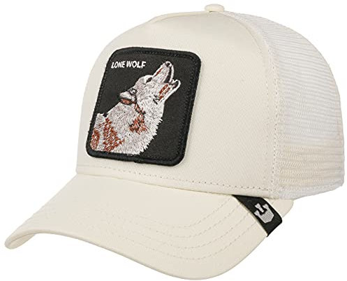 Goorin Bros. Trucker Cap Wolfie Lone Wolf Weiß, Size:OneSize