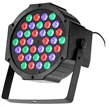 TEMPO DI SALDI Faro Rgb 36W Con 36 Led Di Vari Colori X Discoteca Sensore Sonoro Luce Colorata
