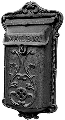 FZYE Wandmontage Briefkasten aus Gusseisen Briefkasten Vintage dekorative Briefkasten für Home Office Indoor Outdoor Eingangstor Dekoration