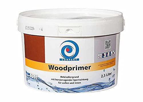 Conpart Woodprimer 8087 Wetterschutzfarben. Wasserverdünnbare Grundierung 2,5 Liter
