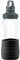 Emsa N31009 Drink2Go Glas Trinkflasche, 0.5 L, Schraubverschluss, 100 Prozent Dicht/Hygienisch/Rein, Silikonmanschette, Schwarz