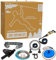 Zip Line for Kids and Adults, 200/150/100 Ft Backyard Zipline Kit, Quick Setup with Safety Harness, 350 Lb Capacity, Rustproof Stainless Steel Cable, Smooth Spring Brake, Comfortable Cushioned Seat