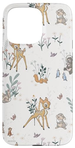 Disney Bambi and Thumper Floral Case for iPhone 15 Pro Max