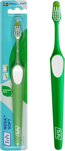 TEPE Nova Zahnbürste Soft/Für eine effektive und gründliche Zahnreinigung (Packung mit 5)