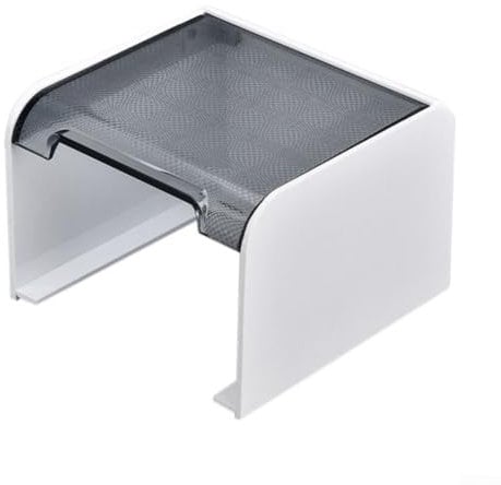 Zoegneer Outdoor Socket rain Cover with 90 Degree Design Rain Cover Transparent Waterproof Box Splash Guard Cover Outdoor Sockets(Grey)