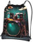 EdWal Rucksack mit coolem Schlagzeug-Design, Kordelzug, Turnbeutel, Sporttasche mit Reißverschlusstasche für Reisen, Strand, Schwarz , One size