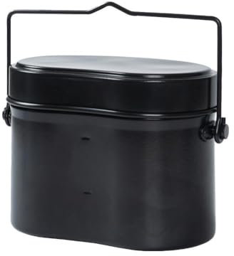 Rtyweth Outdoor Multifunktions Lunchbox Deutsch Marsch Lunchbox Alte Nostalgie Set Aluminium BBQ 79 Typ Lunchbox