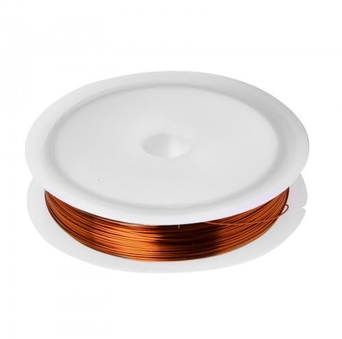 0,3 mm x 40 m Filo per Artigianato Placcatorotolo di Filo di Rame e non Appannante per Gioielli, Wire Wrapping, Scultura, Hobby, Modellismo a Filo