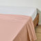 Duquennoy & Lepers 1867 Linge de lit Drap Plat 240x300 cm en Coton Bambou Lavé - 50% Coton 50% Viscose de Bambou - Uni Rose