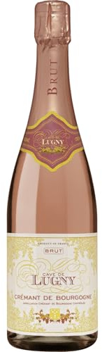 Cave de Lugny Crémant de Bourgogne Brut Rosé Schaumwein Frankreich inkl. FeinWert E-Book (1 x 0.75 l)